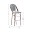 Flash Furniture Lourdes Stackable IndoorOutdoor French Bistro 30 High Barstool, WhiteNavy and Bamboo Finish SDA-AD642001-F-BS-WHNVY-NAT-GG - alternate 3